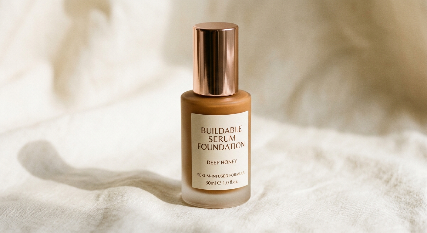 Buildable Serum Foundation — Deep Honey