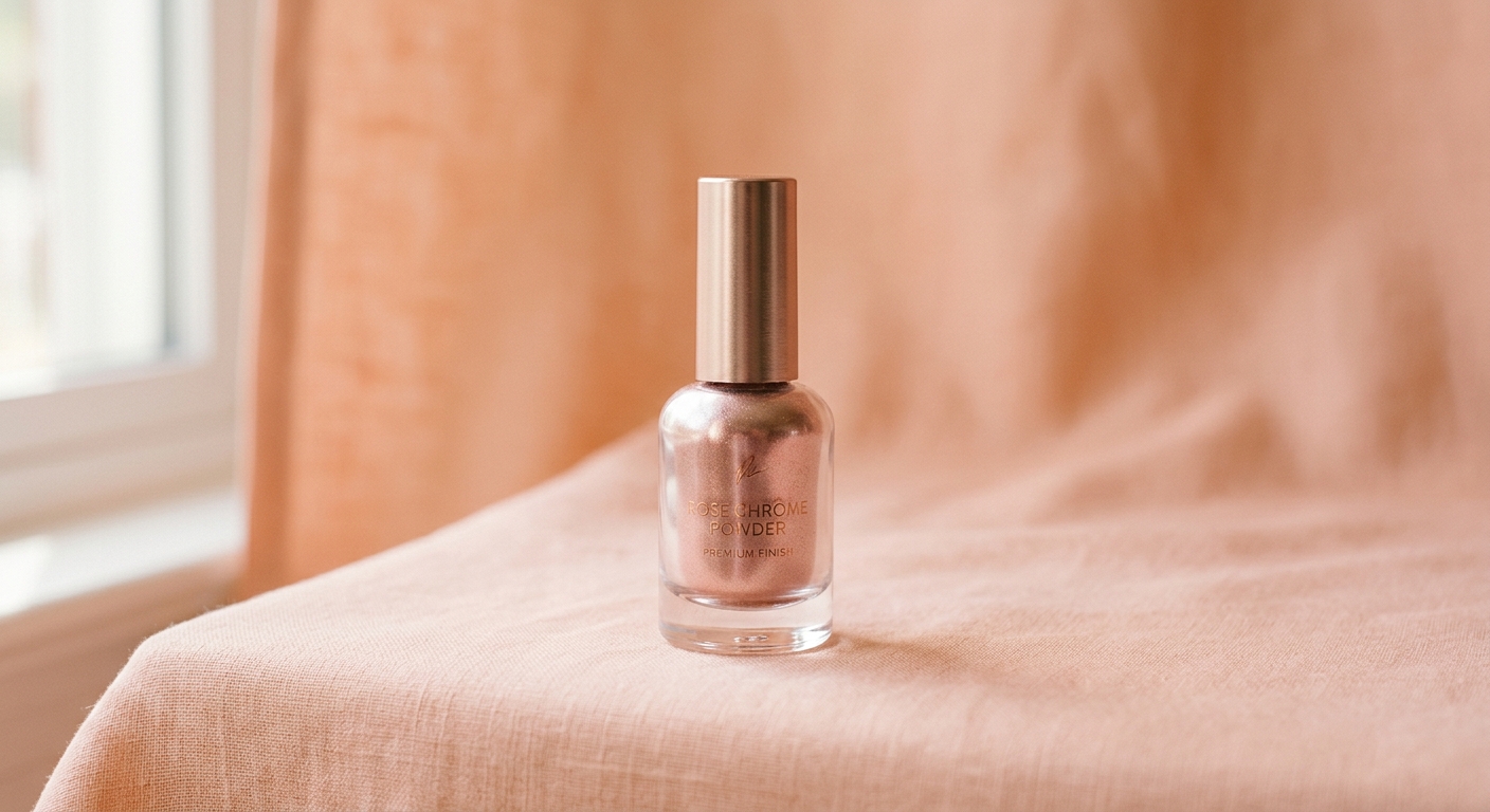 Chrome Nail Powder Kit — Rose Chrome
