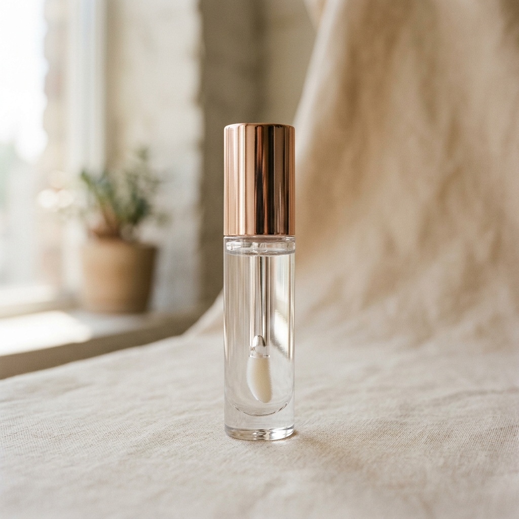 Glossy Lip Oil — Clear Glass