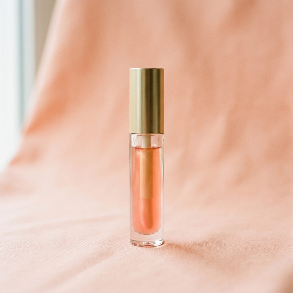 Glossy Lip Oil — Peach Bellini