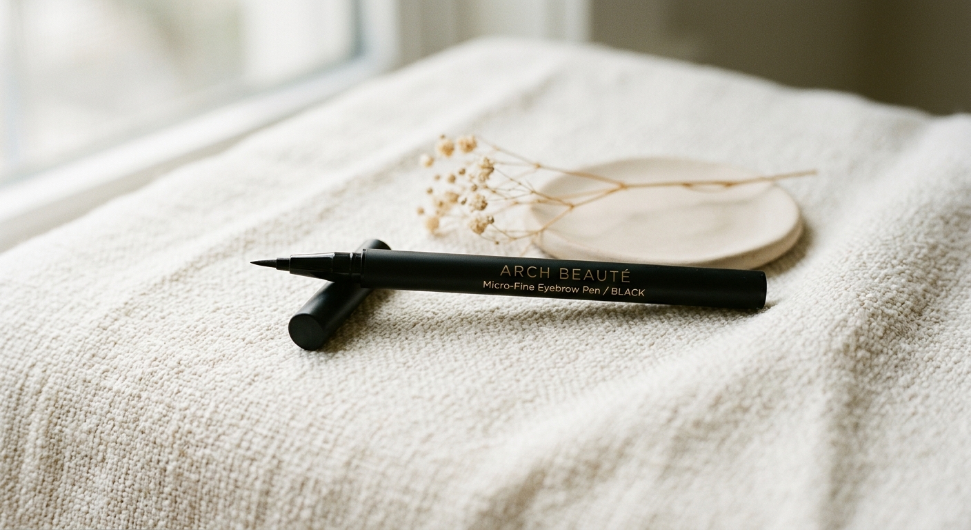 Micro-Fine Eyebrow Pen — Black