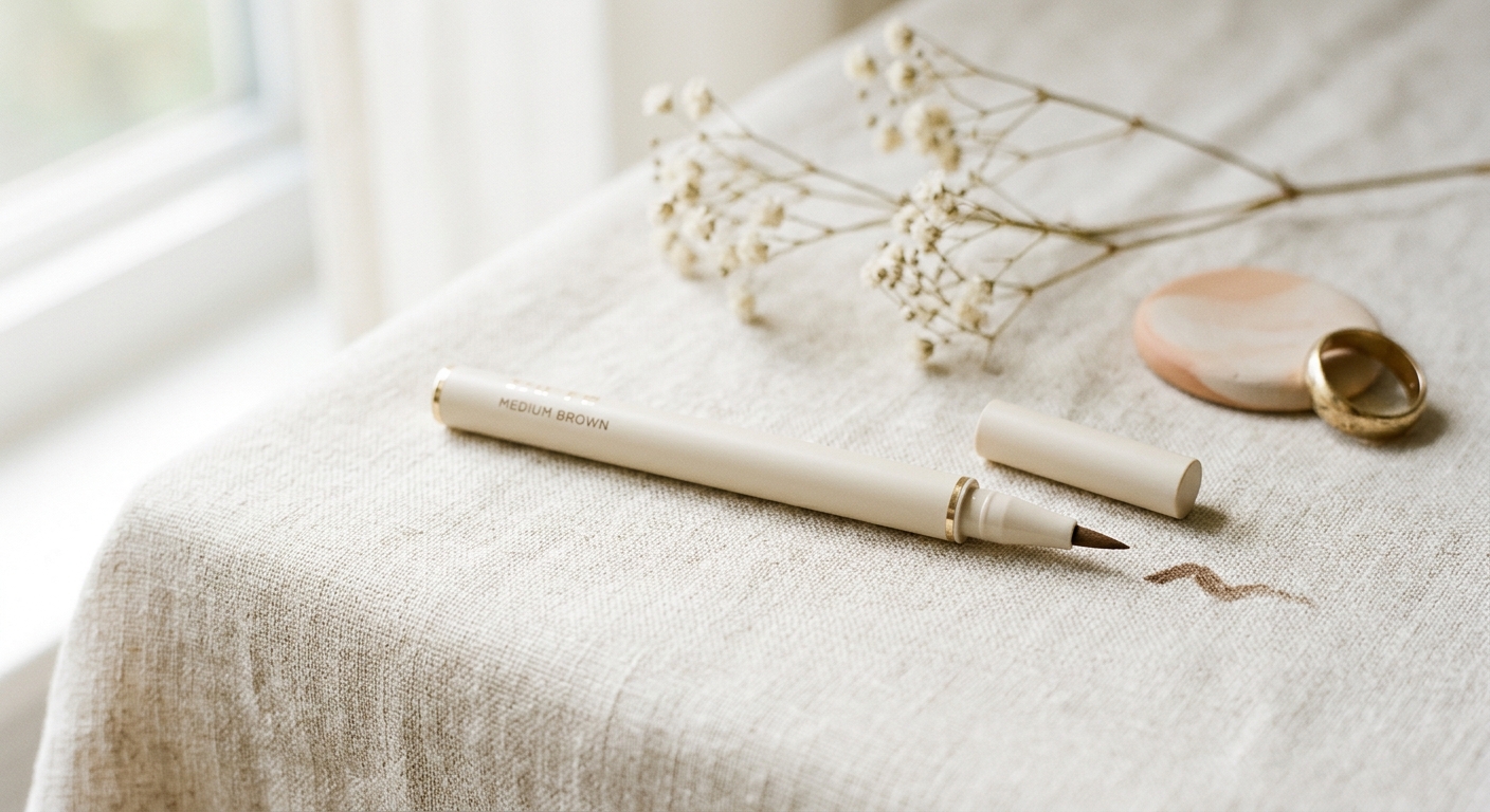 Micro-Fine Eyebrow Pen — Medium Brown