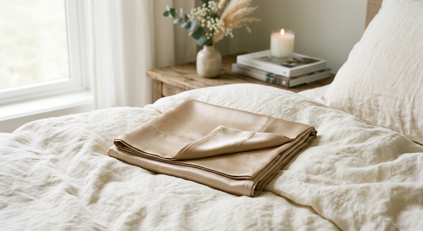 Silk Pillowcase 22-Momme — Champagne