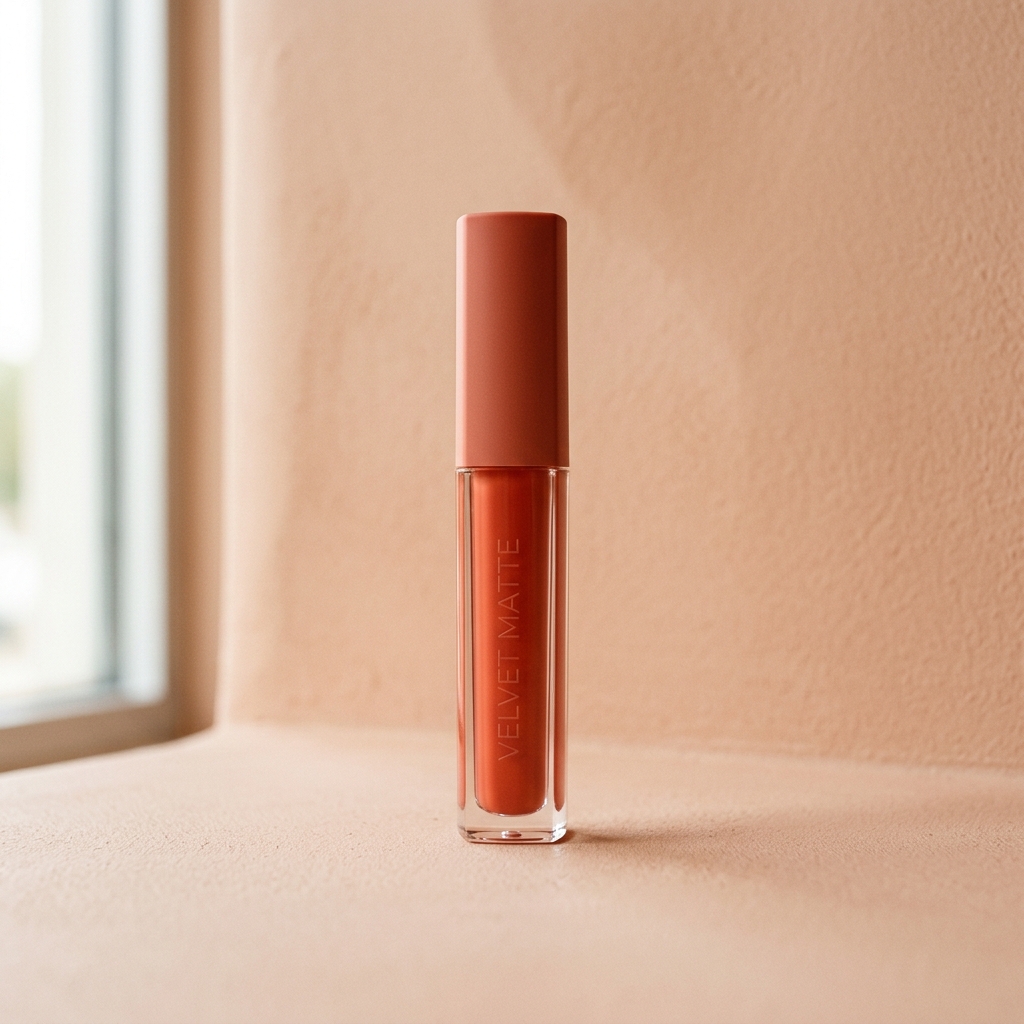 Velvet Matte Liquid Lipstick — Coral Sunset