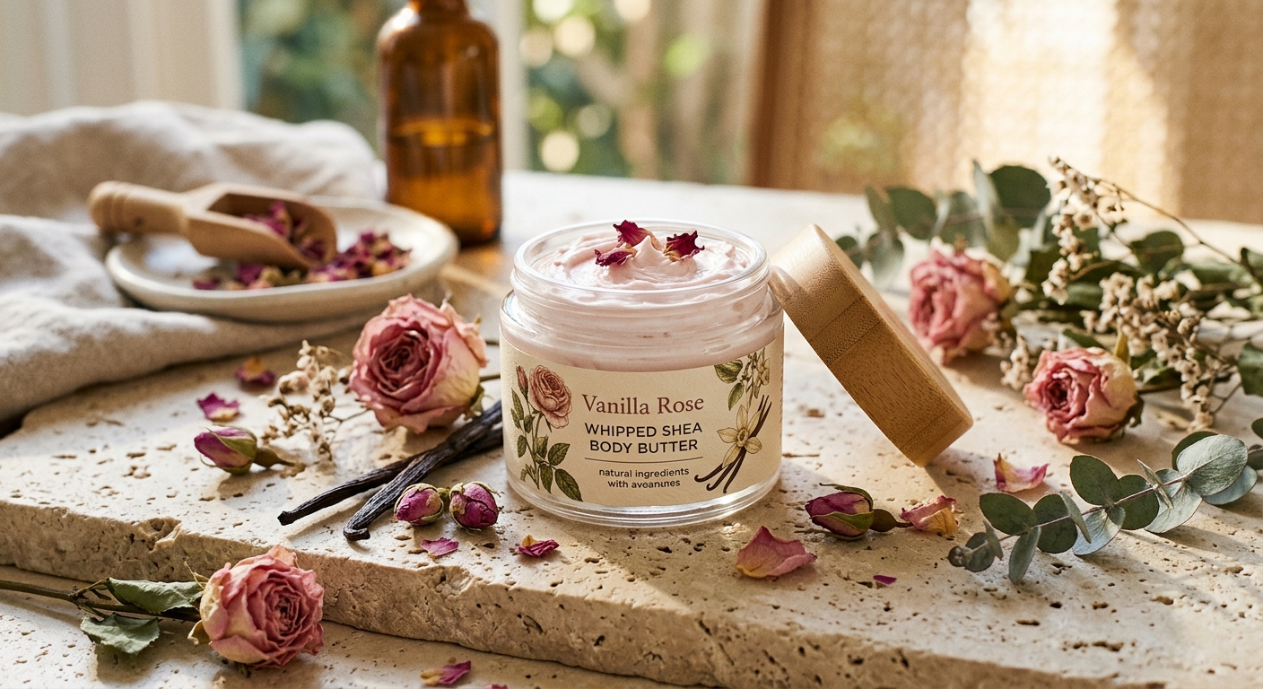Whipped Shea Body Butter — Vanilla Rose